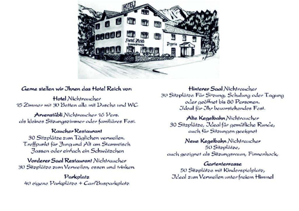 Hotel Reich Thusis Exteriér fotografie